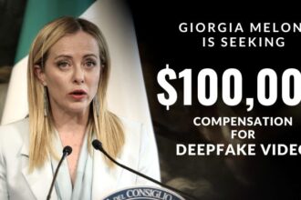 Giorgia Meloni is seeking compensation for her deep-fake videos